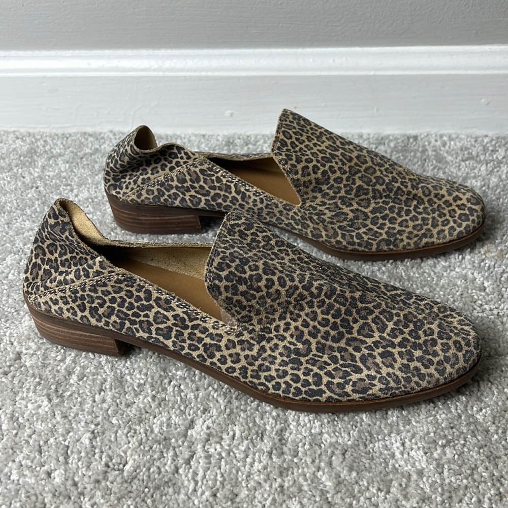 LUCKY BRAND Cahill Leopard Print Loafers 10M - Picture 6 of 9
